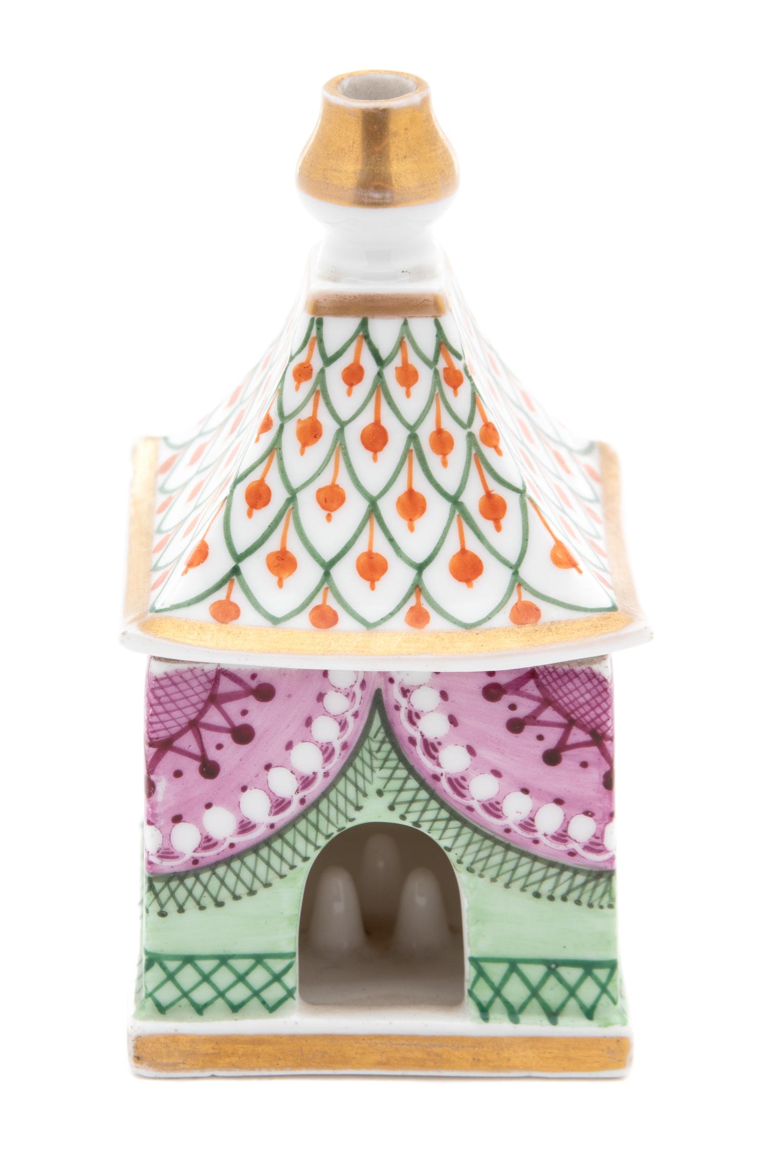An English Porcelain Pastille Burner