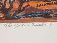 Four Works: A Santa Fe Church, edition 16/120; Atalaya Hill , edition 1/122; Indian Summer , edition 98/120; The Yellow Field , edition 120/120