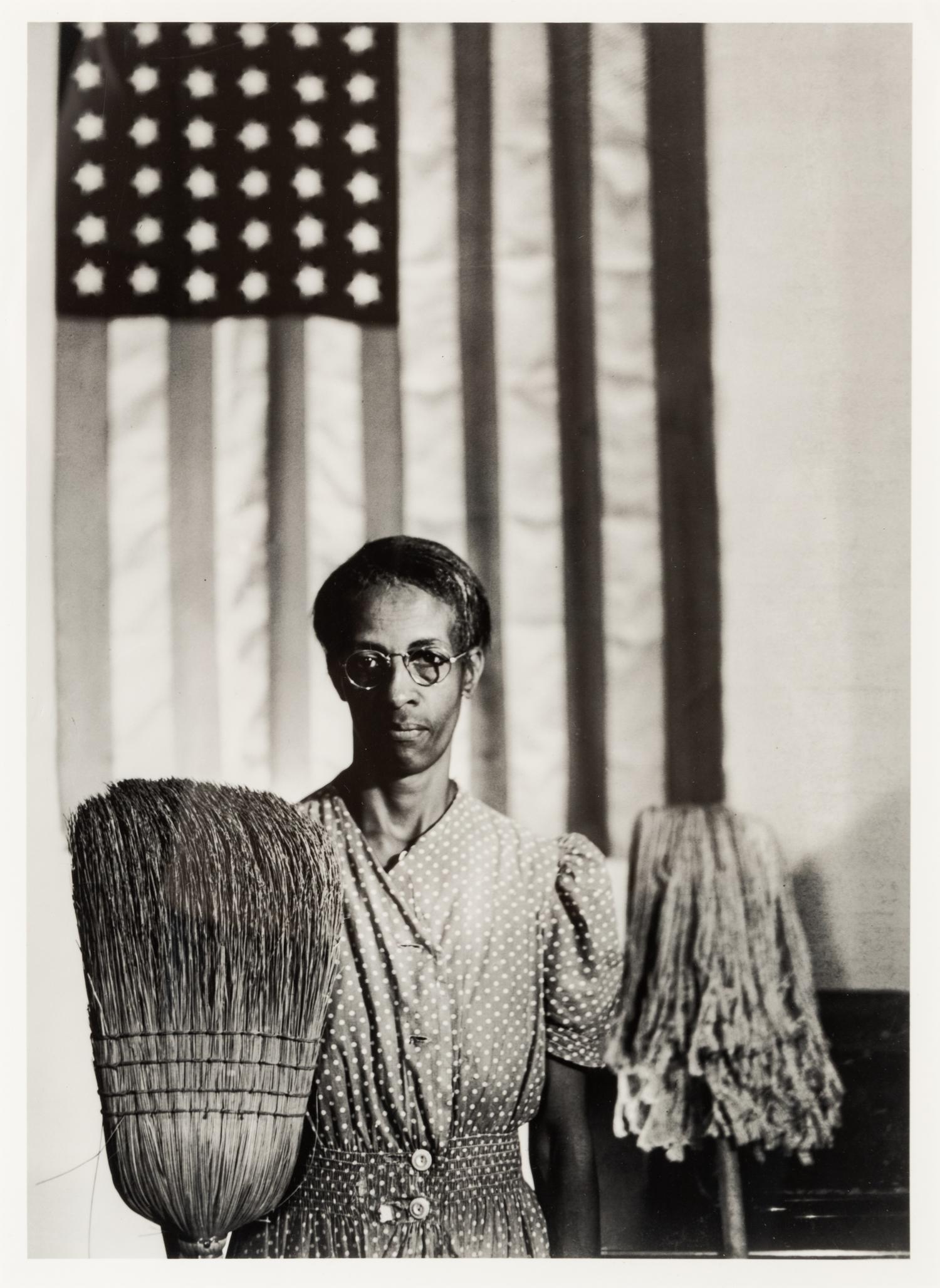 Gordon Parks (1912-2006) American Gothic, Washington D.C. [Ella Watson], 1942