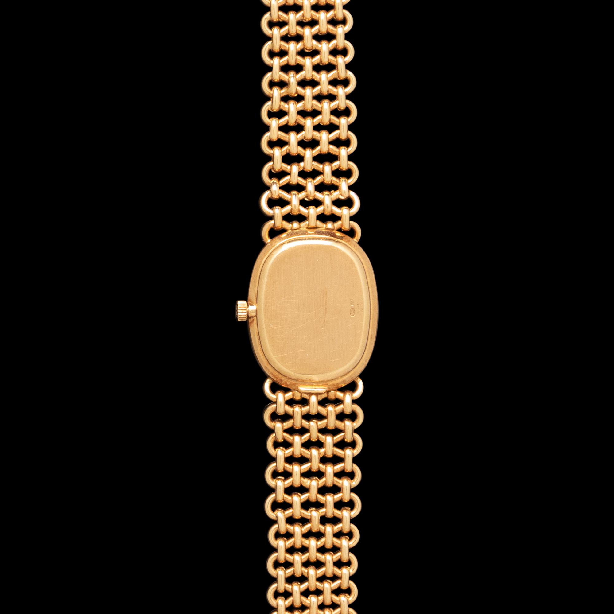 PATEK PHILIPPE, 18K YELLOW GOLD 'ELLIPSE' WATCH