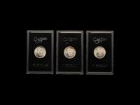 A Group of Three Carson City GSA: Morgan $1 Coins