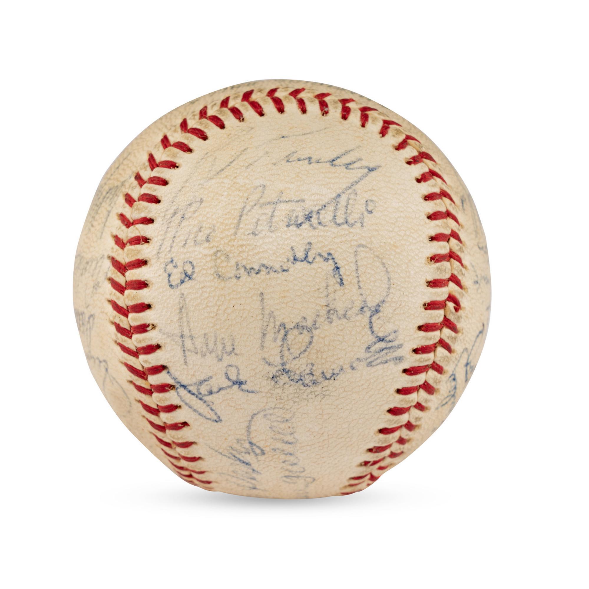 A Large Group of Assorted 1950s-2000s Boston Red Sox Team Signed Autograph Baseballs