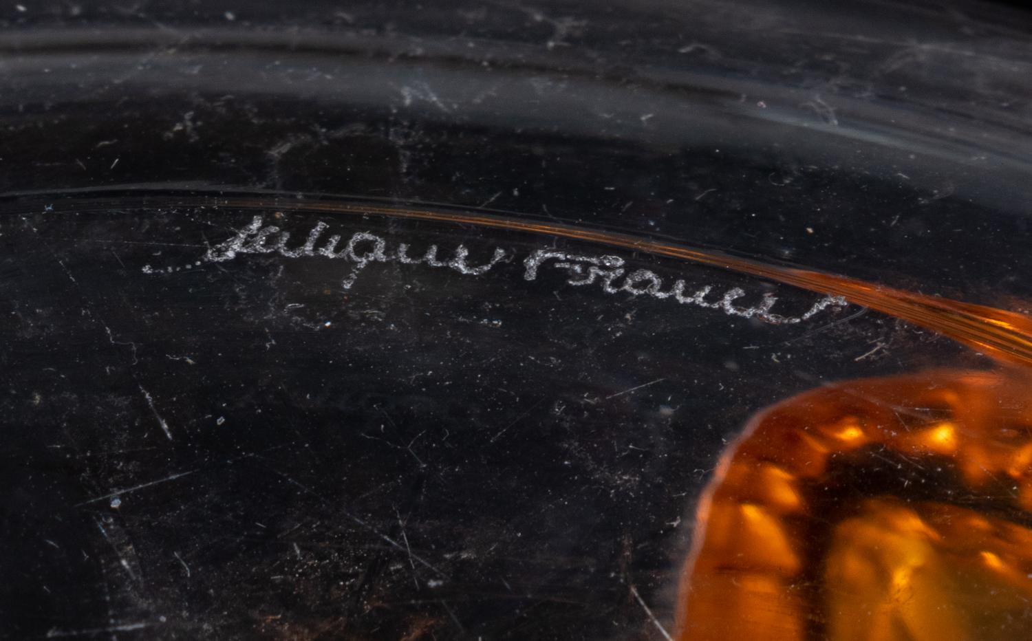A Lalique Serpent Bowl