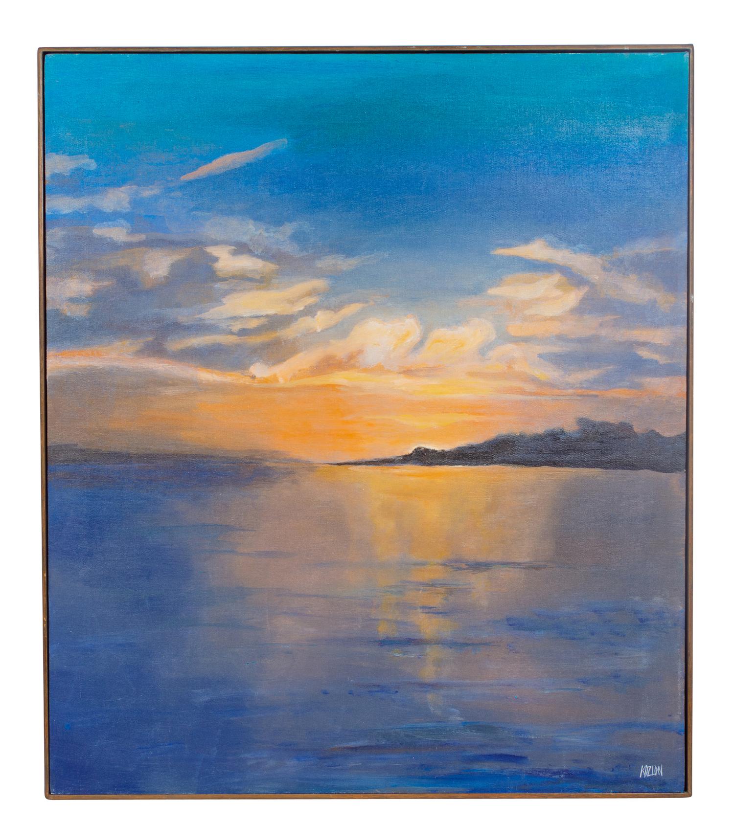 Richard Kozlow (American 1926-2008) Seascape oil on canvas…
