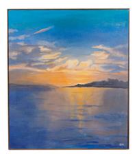 Richard Kozlow (American 1926-2008) Seascape oil on canvas…