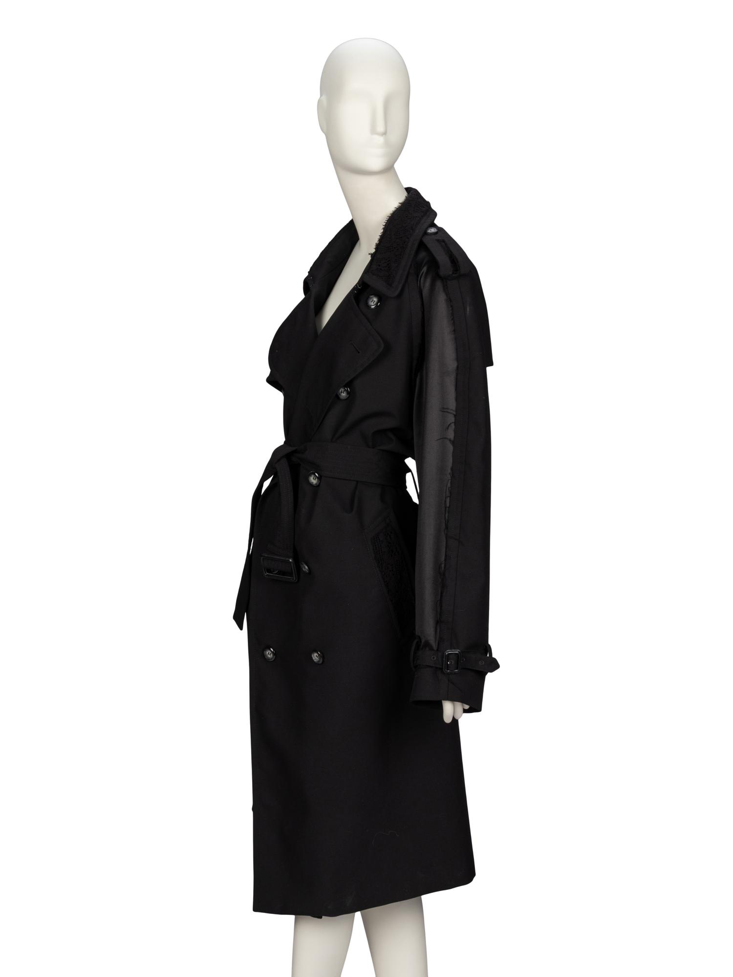 Maison Margiela, Lace-Embellished Trench Coat