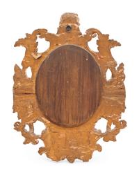 A Venetian Giltwood and Etched Glass Mirror