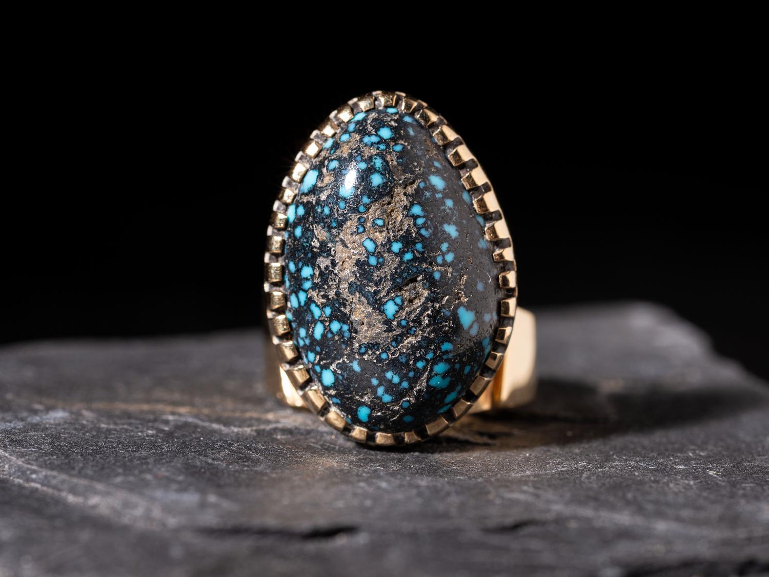 Lander Turquoise and 18K Gold Ring