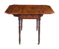 A Federal Inlaid Mahogany Pembroke Table