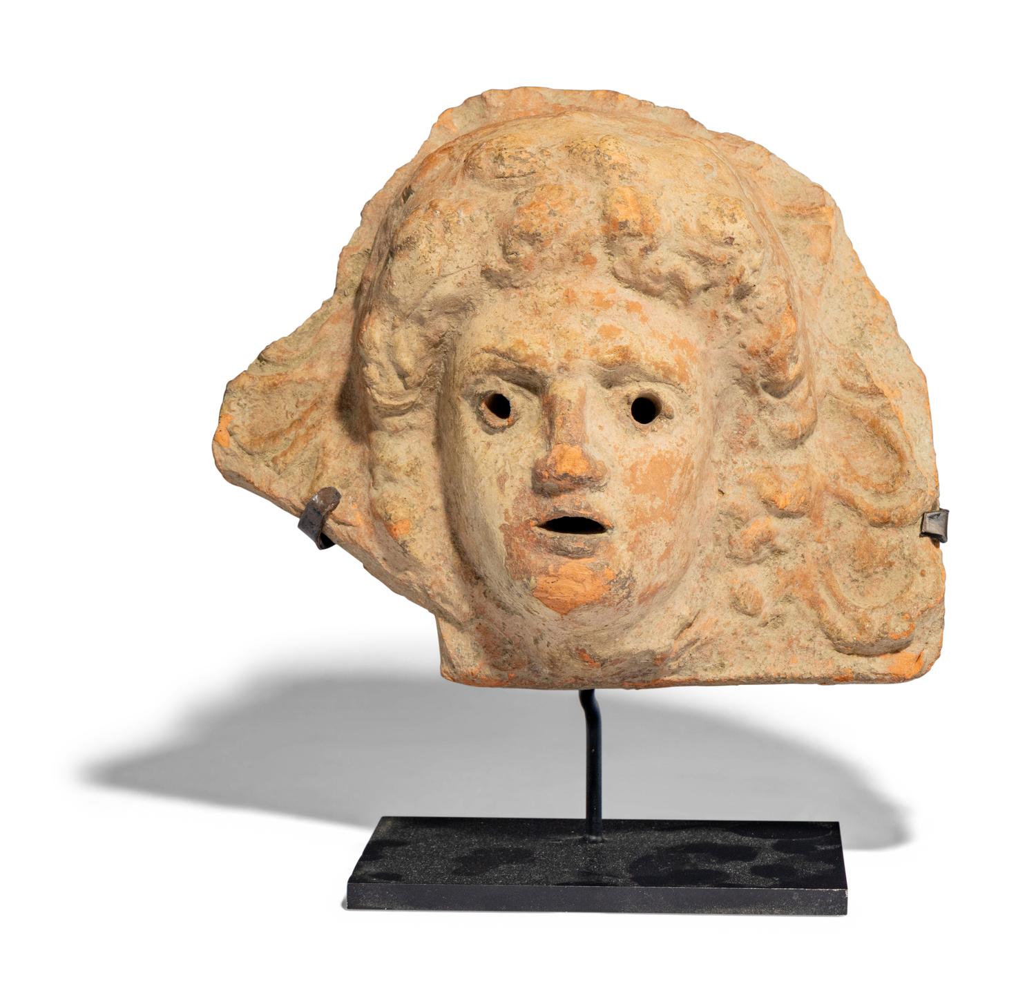 A Greek Terracotta Theater Mask