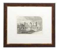 A Group of Ten Black and White Prints Sight size 6 x 8 1/2 inches — 19TH CENTURY