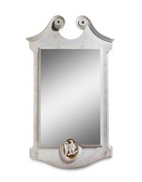 A Georgian Style Carved Marble Mirror