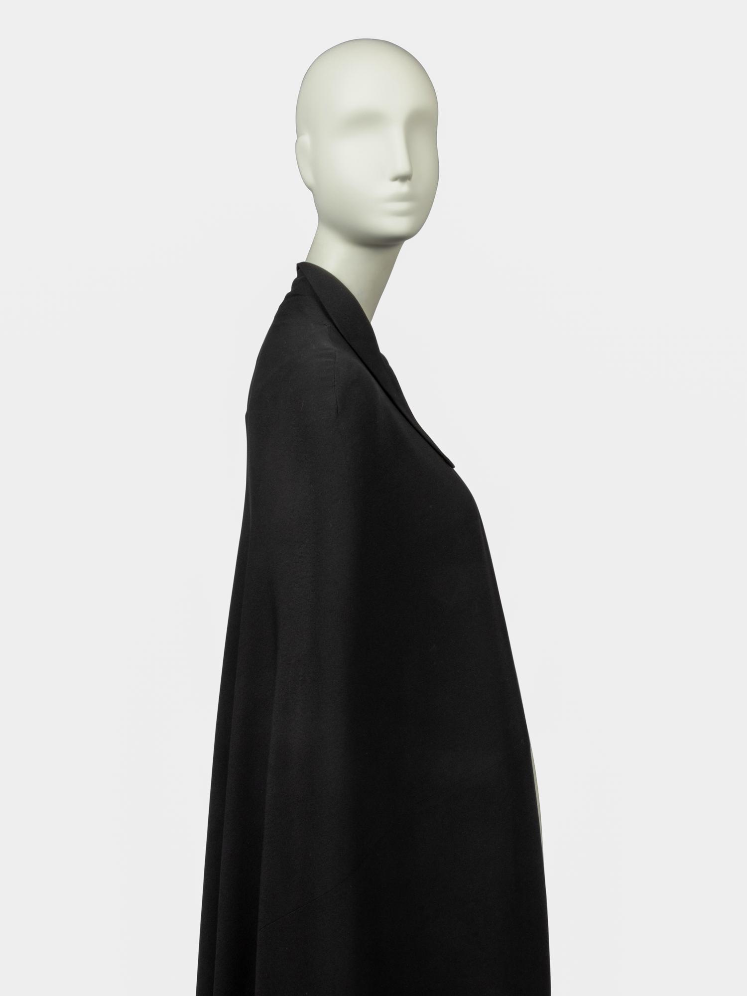 Two Haute Couture Items: Coat Attributed to Pierre Cardin, Jacques Griffe Cape, 1940-70s