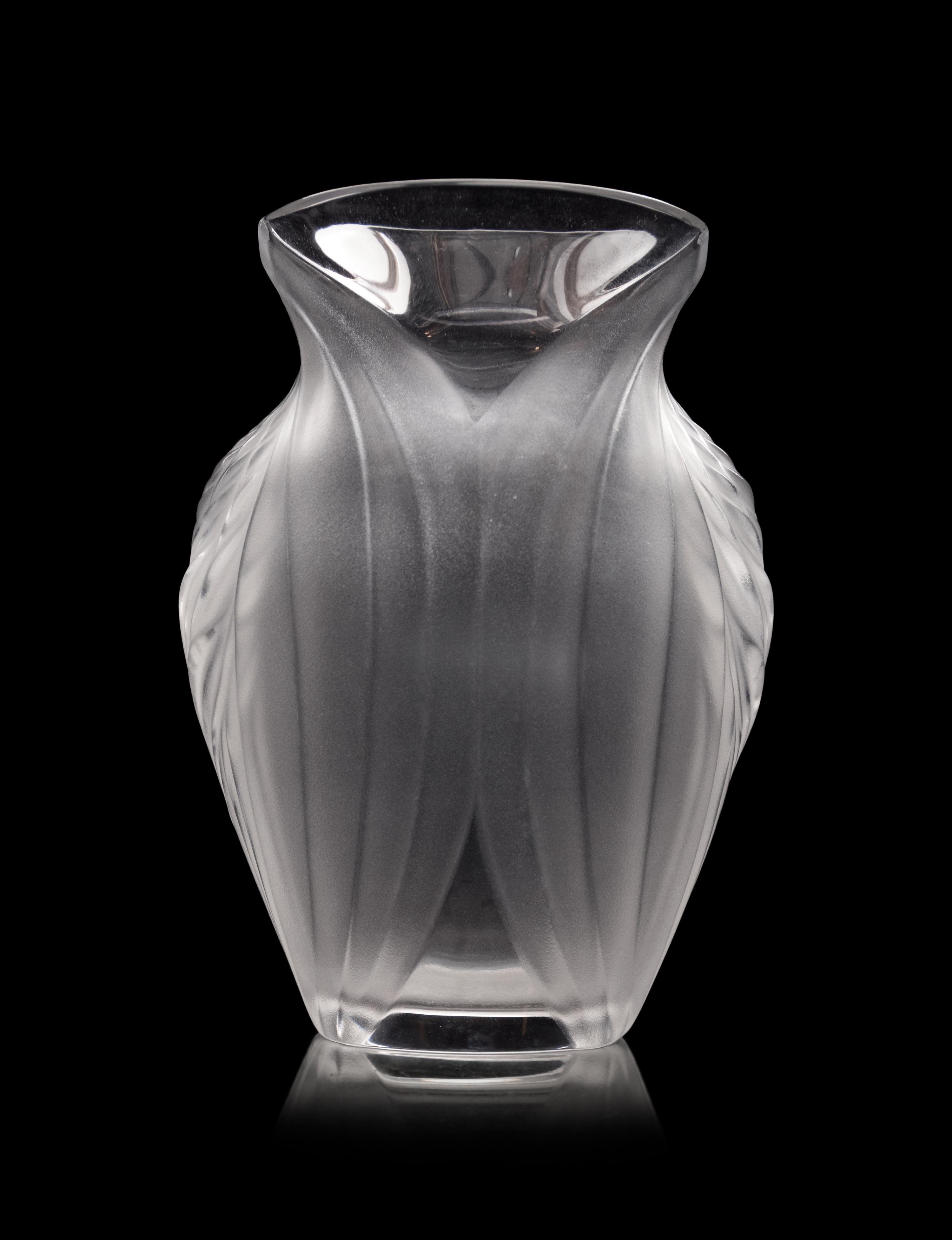 A Lalique Pavie Vase