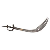 A Rare and Massive Indo-Persian Zulfiqar Tegha Sword
