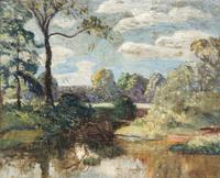 Landscape with Pond