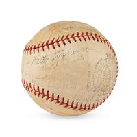 A 1936 Chicago Cubs and St. Louis Cardinals Multi Signed Autograph Baseball (Beckett Authentication Services)