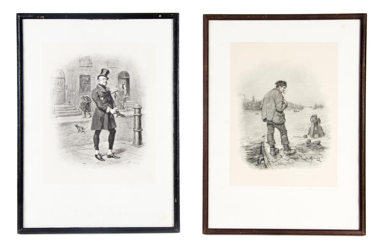 A Set of Eighteen English Prints, Frederick Barnard (1849-1896), Height overall 18 3/4 x width 13 3/4 inches.