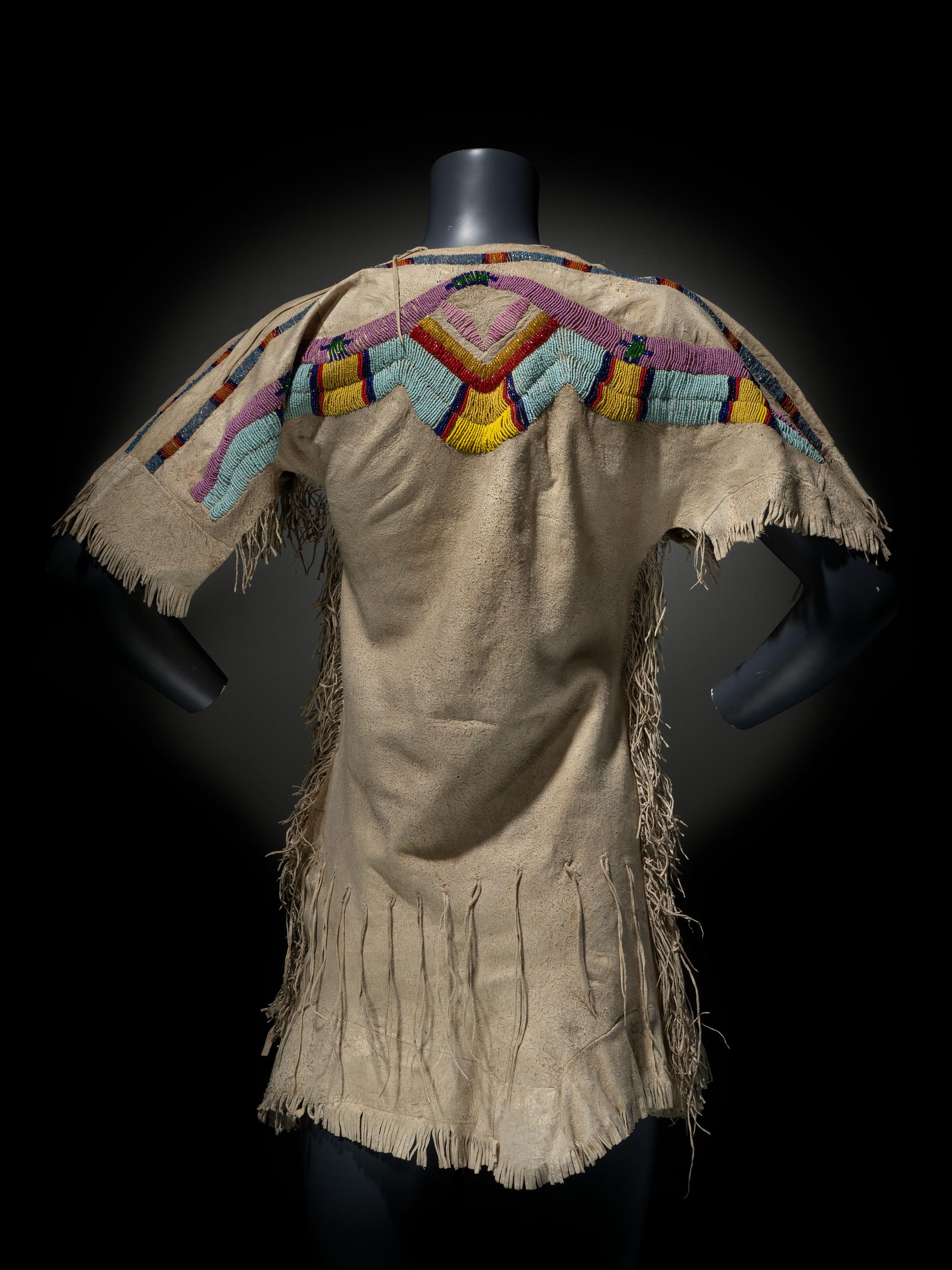 Nez Perce Girl's Beaded Hide Dress