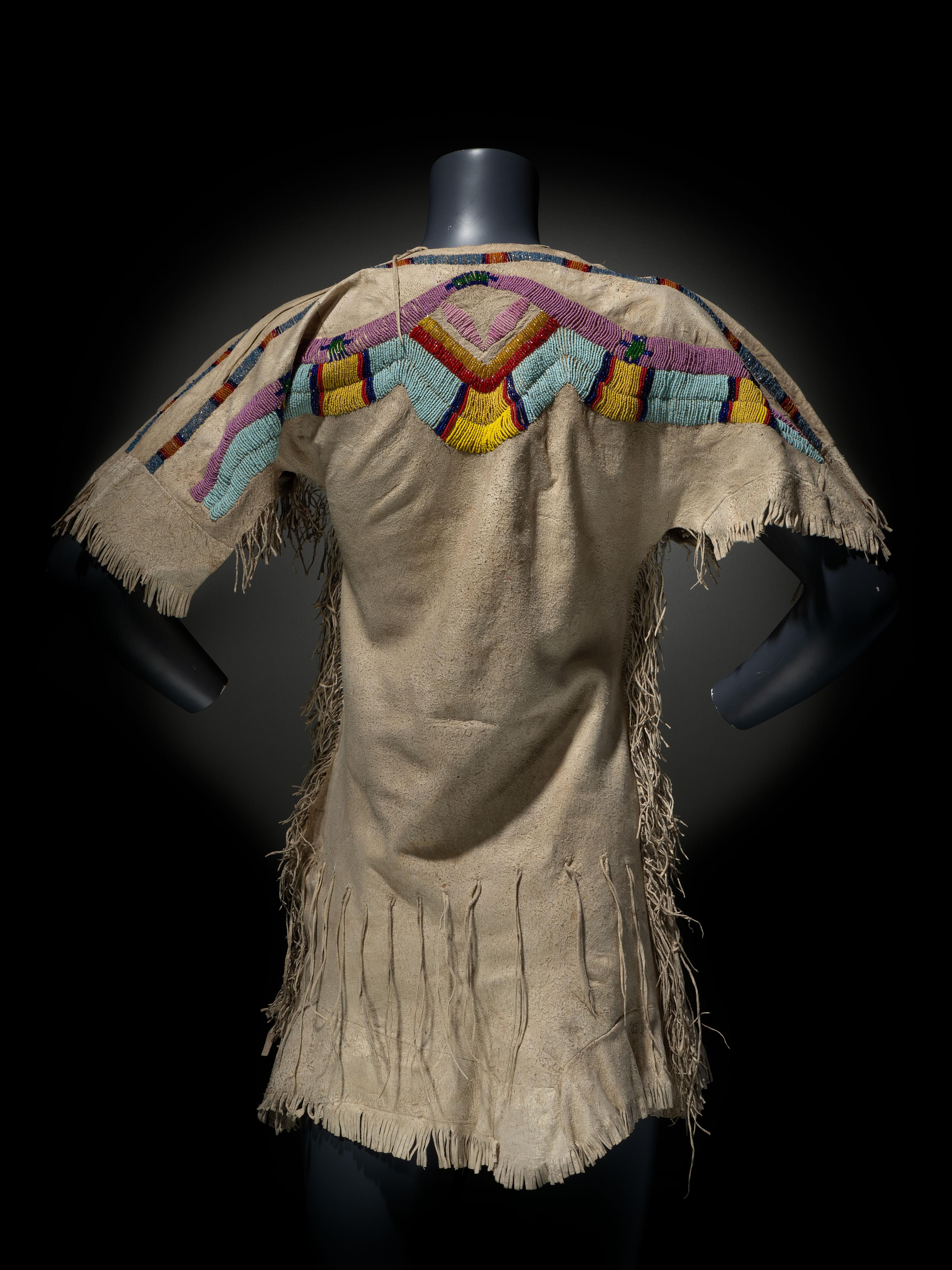 Nez Perce Girl's Beaded Hide Dress