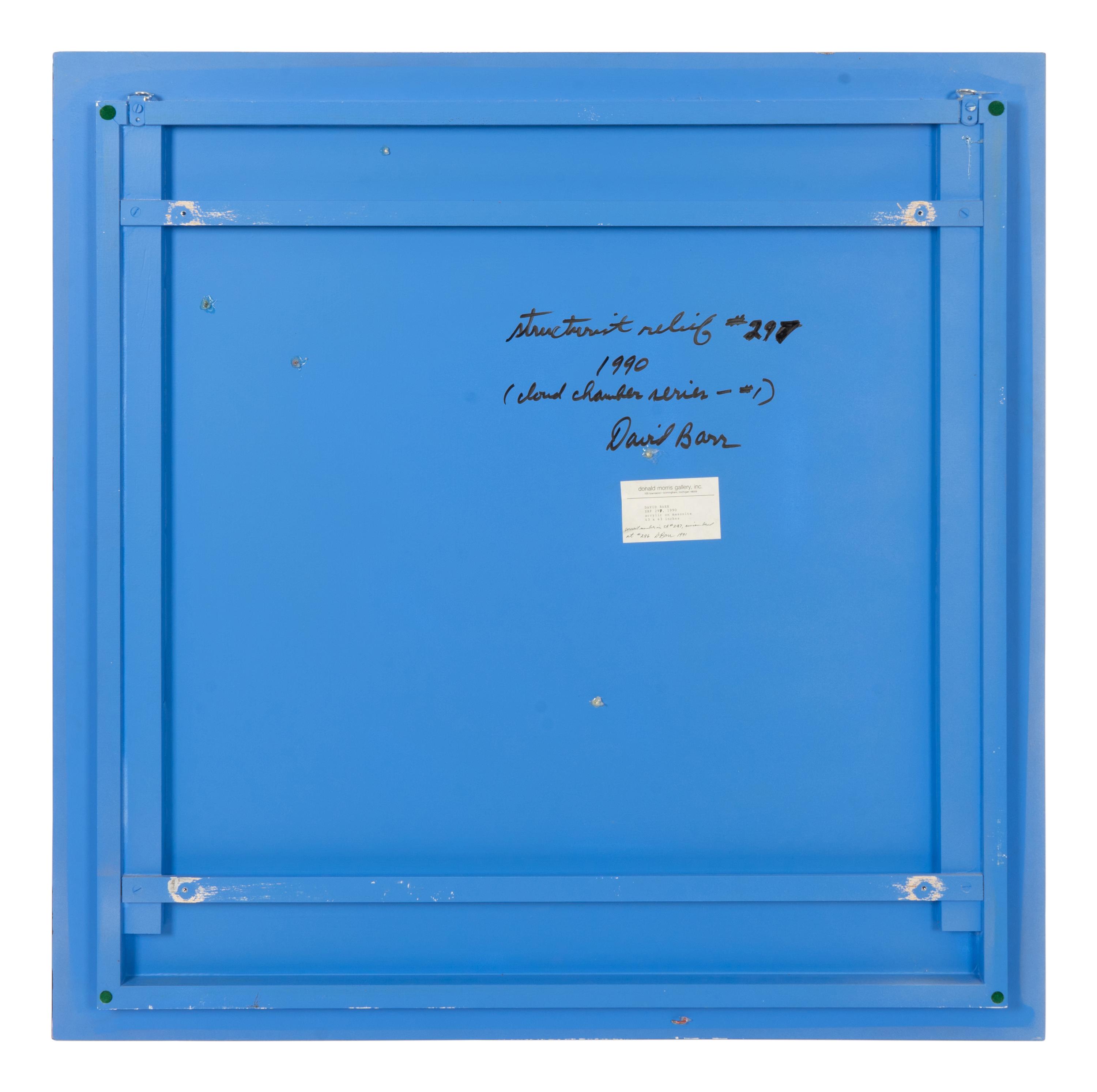 Structurist Relief #297, 1990 — from the Cloud Chamber Series #1