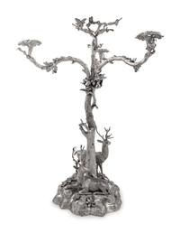 An Elkington & Co. Silver-Plate Centerpiece