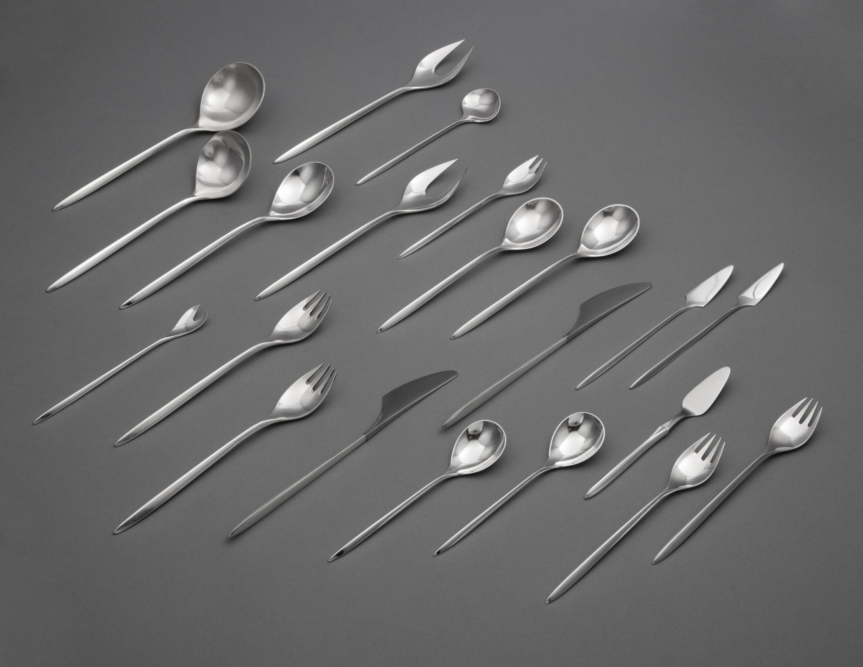 Trinita Flatware Service for Twelve Carl M. Cohr, Denmark