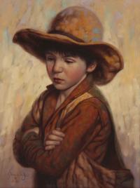 Jim Daly, (American, b. 1940), Country Boy, 1988