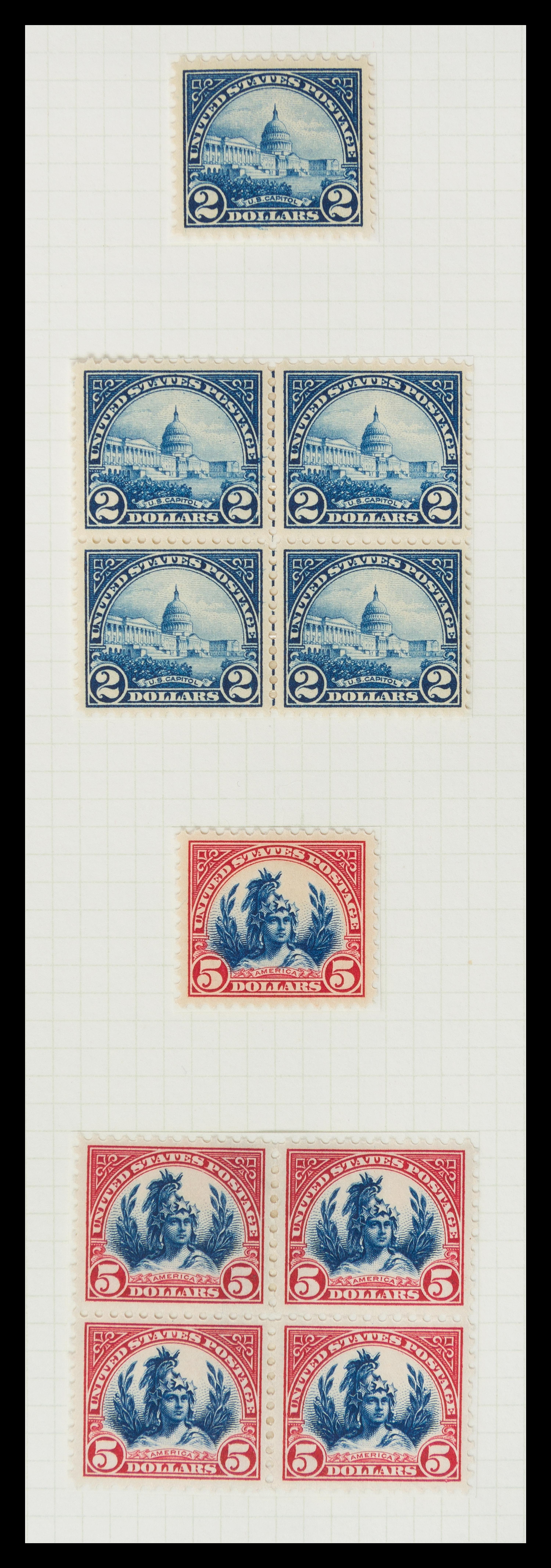 A Collection of United States Regular Issue Stamps — 1917-1932