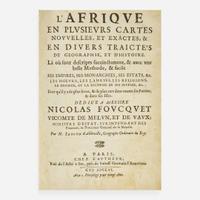 [Travel & Exploration] Sanson d'Abbeville, N(icholas). l'Afrique en plusiers cartes nouvelles, et exactes; & en divers traicte's de geographie, et d'histoire...