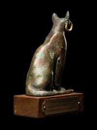 An Egyptian Bronze Cat