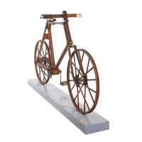 An American Oak and Metal "Boneshaker" Bicycle — Late 19th Century