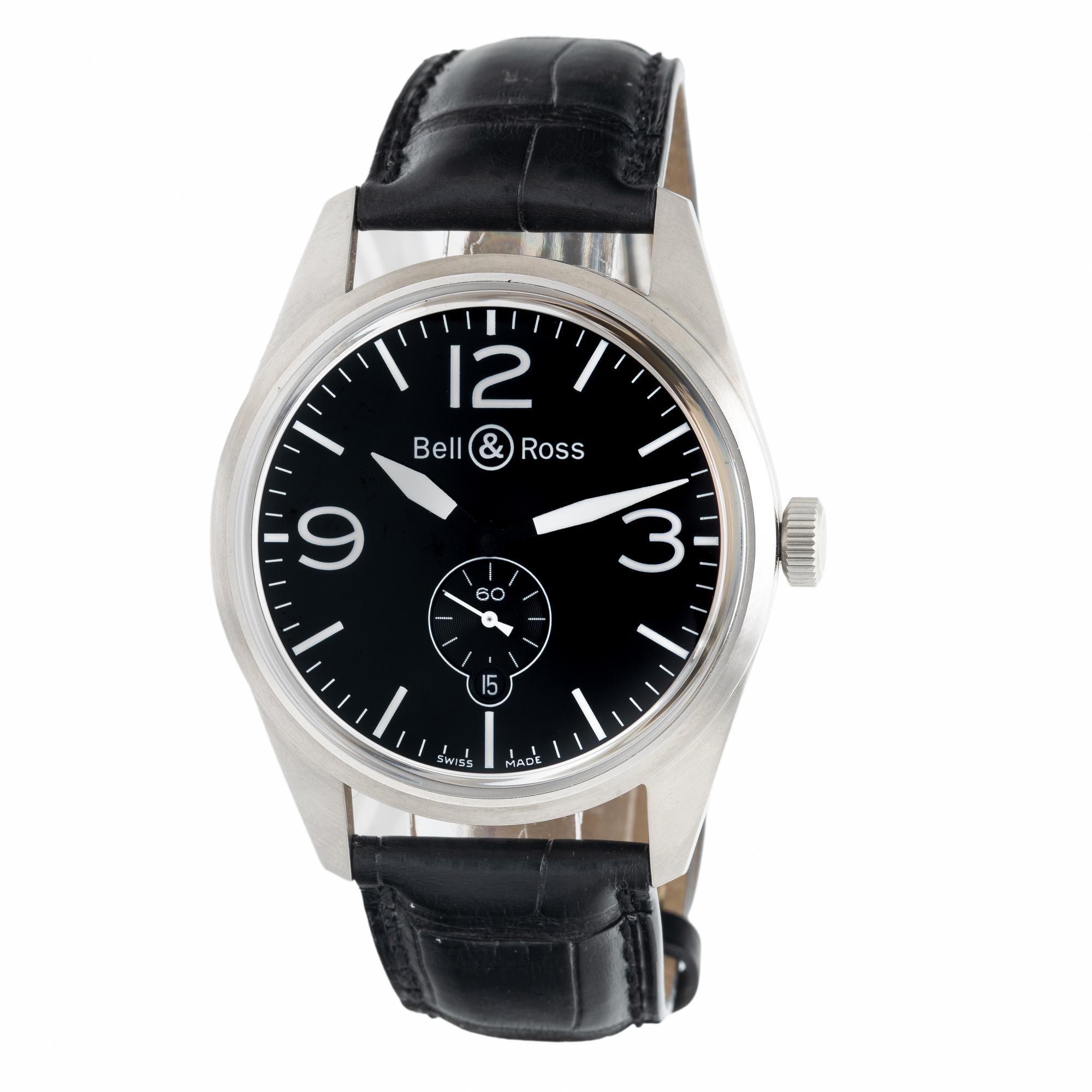 Bell & Ross, Stainless Steel 'BR123' Watch, with Box & Booklet