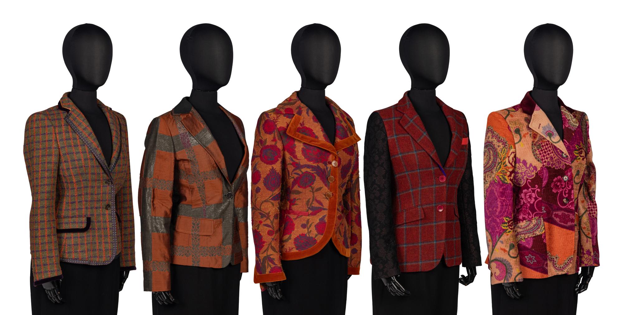 A Group of Five Etro Jackets