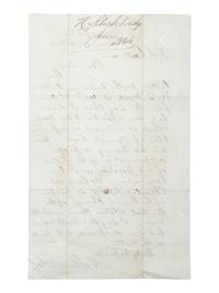[SLAVERY & ABOLITION] -- [COCKRAN, Francis S. (1814-1886)]. Archive of letters to Maryland abolitionist and Underground Railroad supporter, comprising: