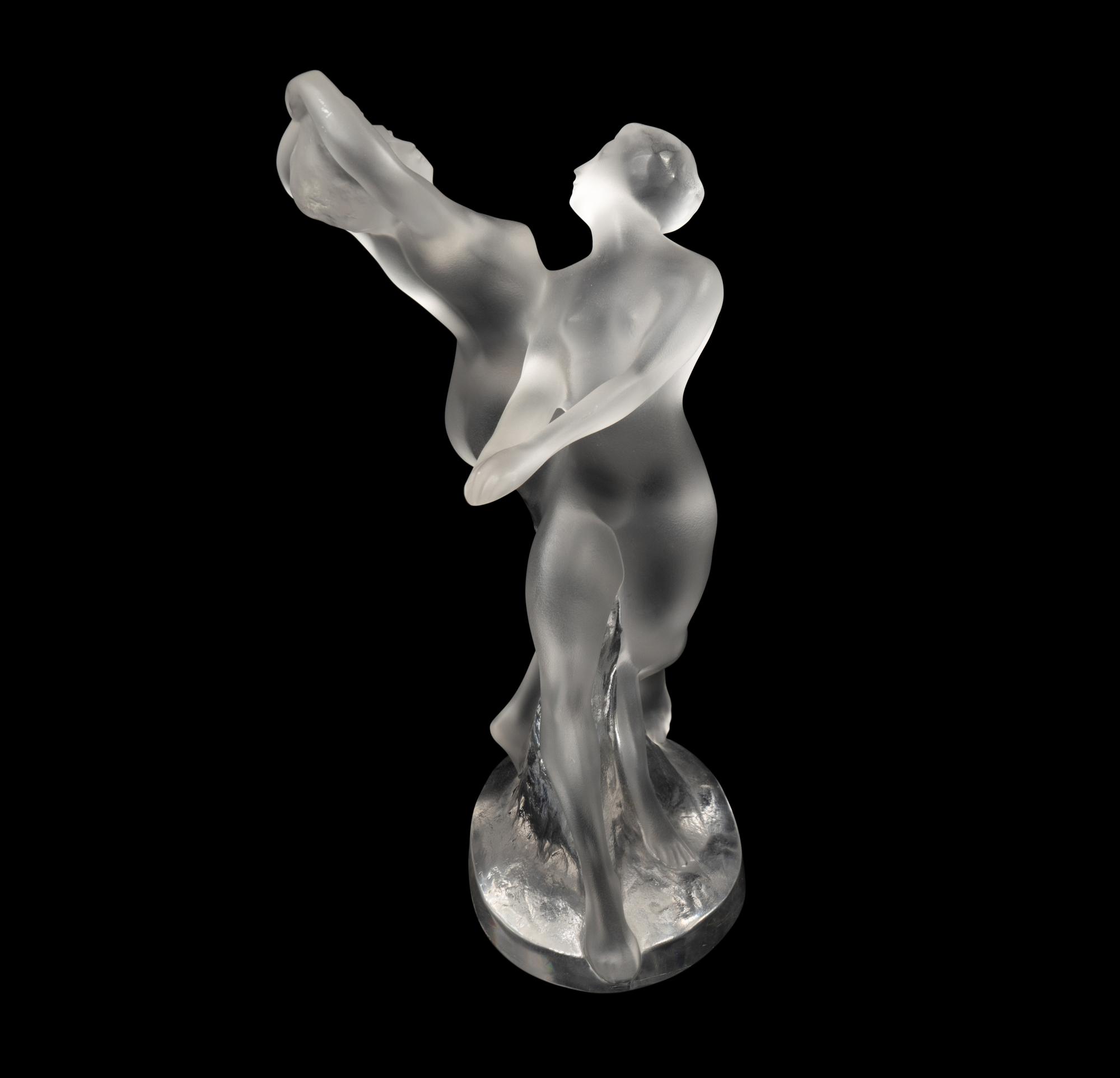 A Lalique Deux Danseuses Figural Group