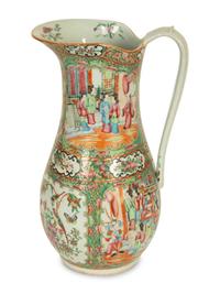 A Chinese Rose Medallion Porcelain Pitcher