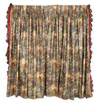 Two Pairs of Chintz Curtains