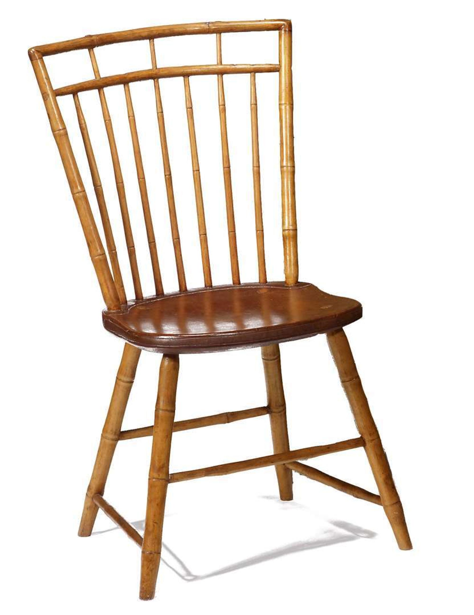 Birdcage Windsor side chair john wire (active 1791-1813), philadelphia, pa, circa 1800