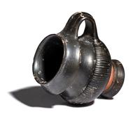 An Apulian Black-Glazed Oinochoe