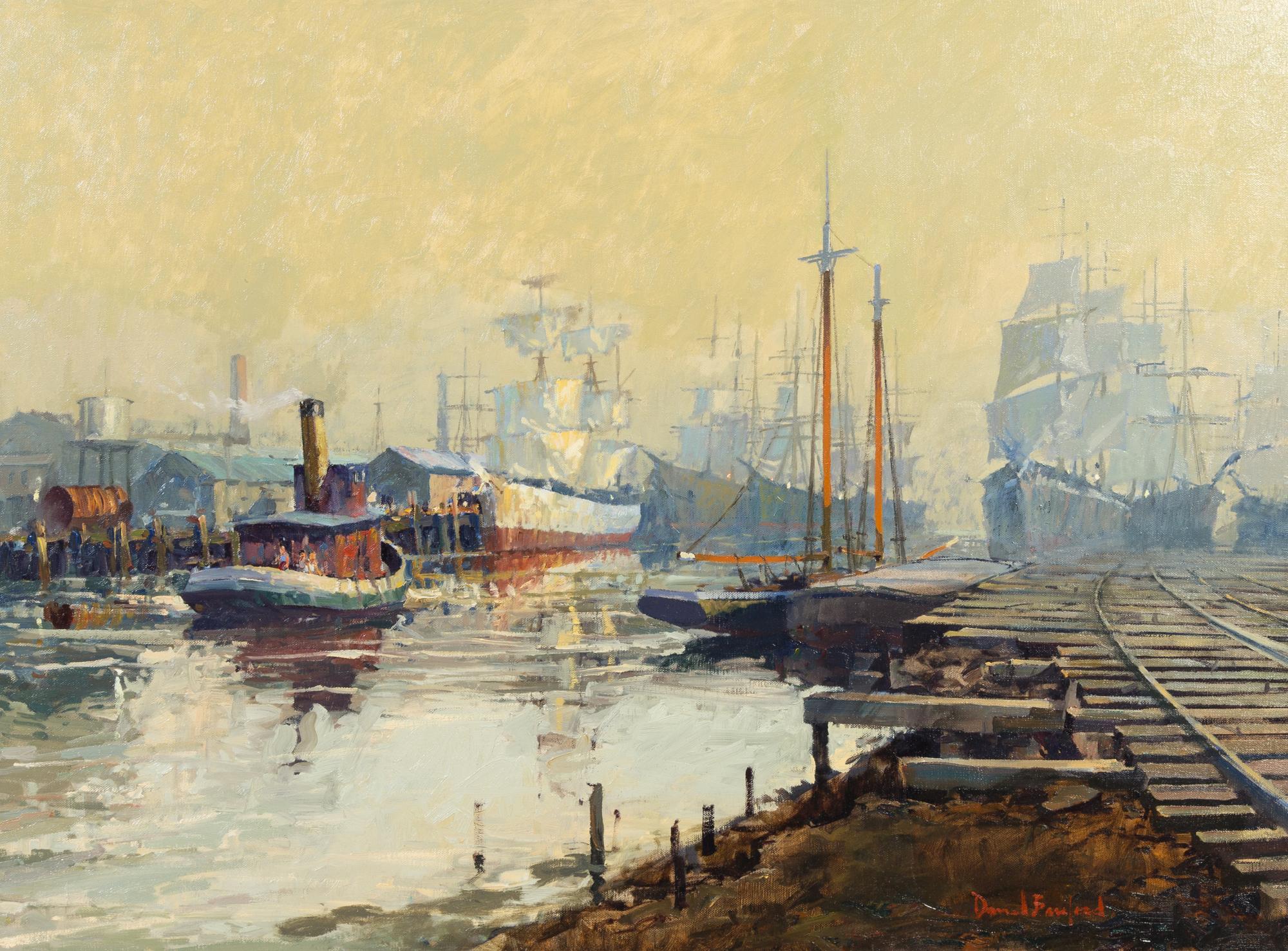 David Bareford, (American, b. 1947), Harbor