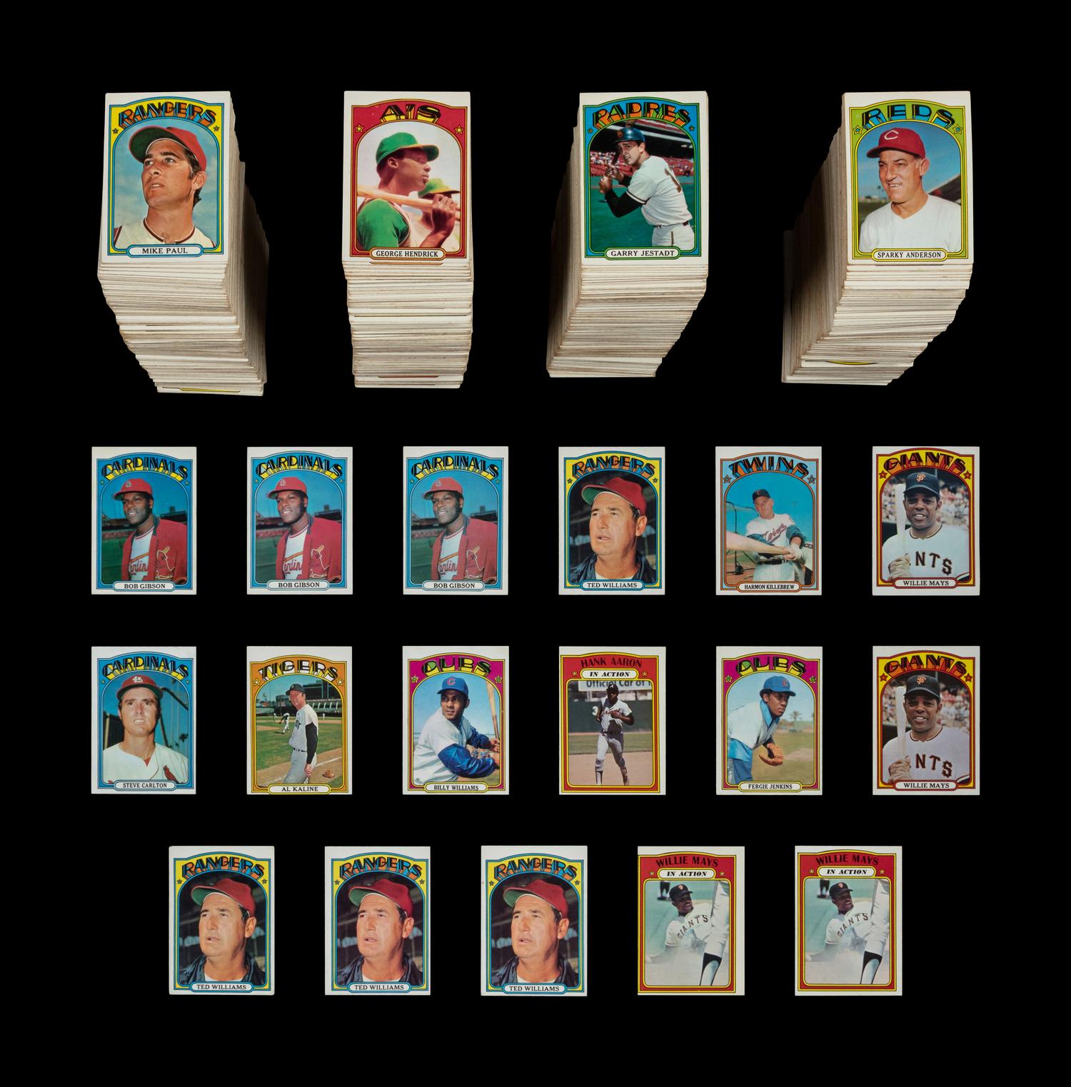 A Collection of Over 1,500 1972 Topps Baseball Cards