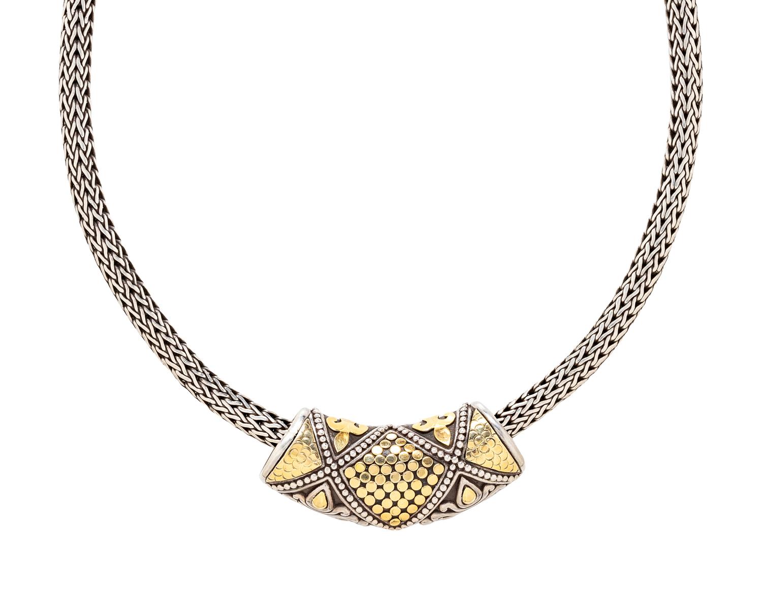JOHN HARDY, COLLECTION OF STERLING SILVER AND YELLOW GOLD JEWELRY