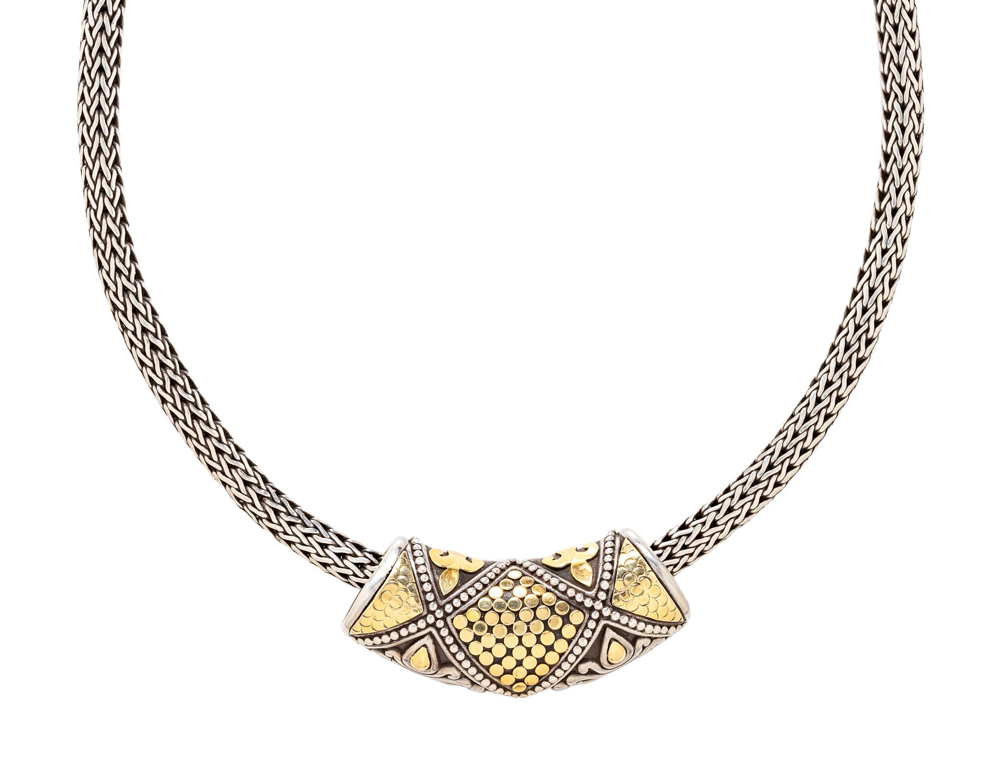 JOHN HARDY, COLLECTION OF STERLING SILVER AND YELLOW GOLD JEWELRY