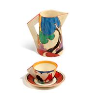 Coffee Set of Various Fantasque Bizarre Patterns