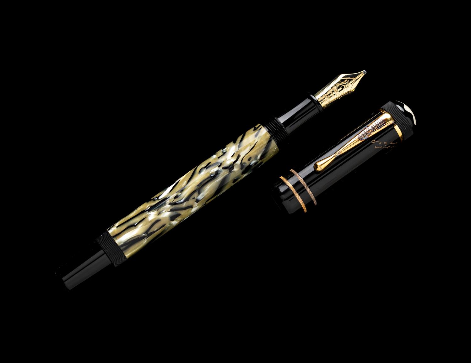 A Montblanc Oscar Wilde Limited Edition Fountain Pen