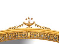A Neoclassical Style Giltwood Overmantel Mirror