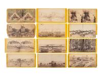 [CIVIL WAR]. A collection of 85 stereoviews from "The War for the Union" series. E. & H.T. Anthony, New York.