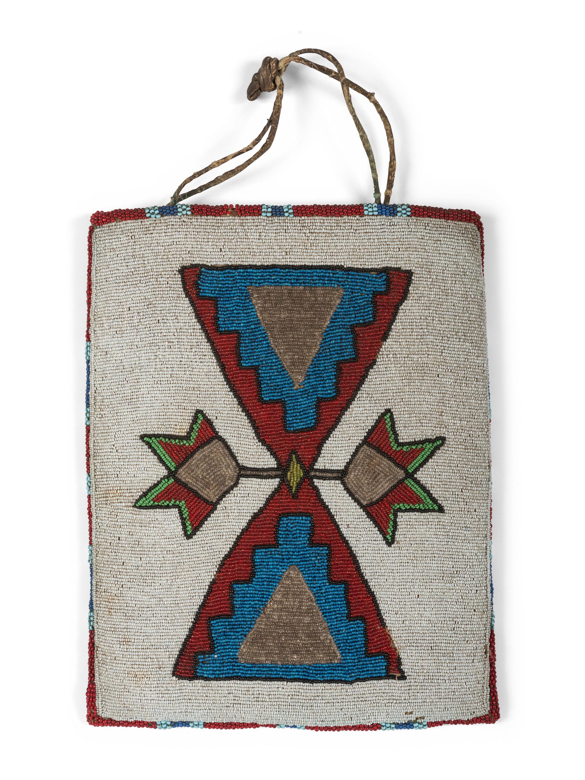 Collection of Beaded Hide Bags and Purses