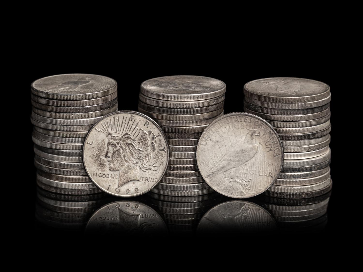 Fifty Peace $1 Coins